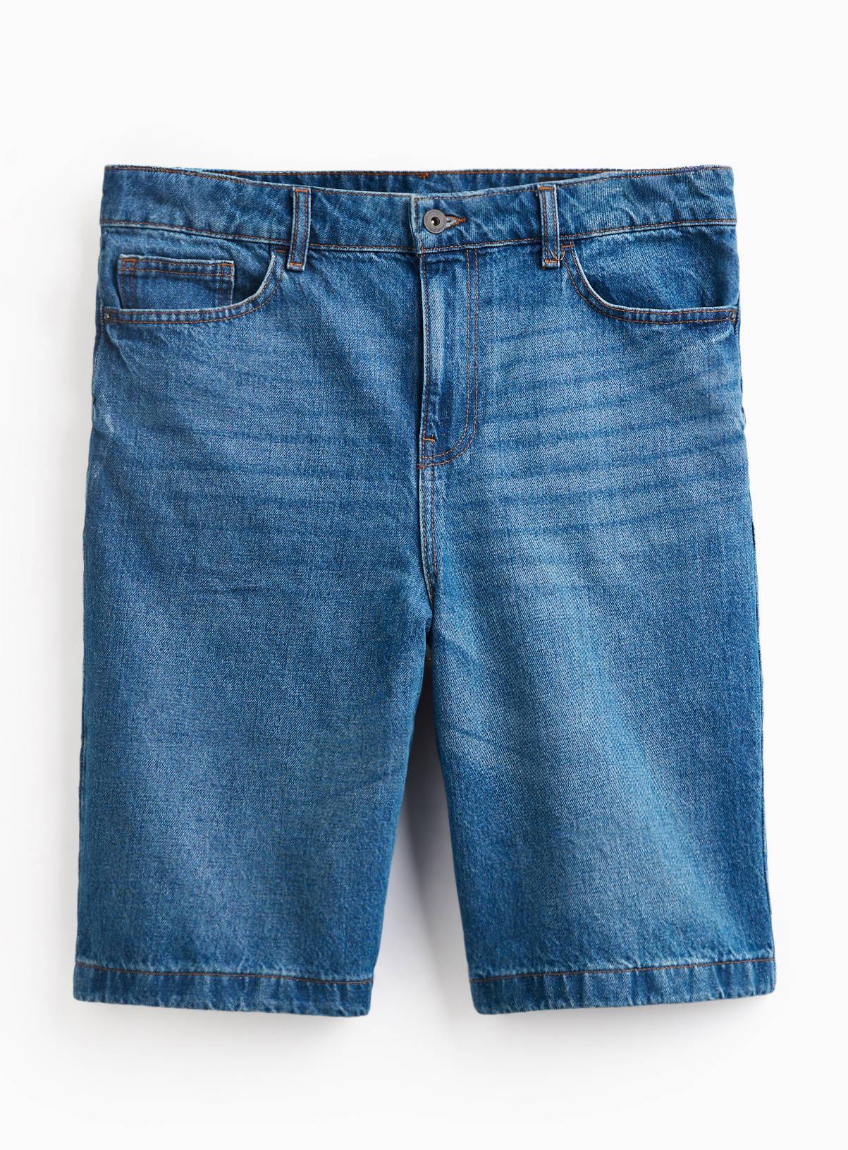Mid Denim Baggy Shorts 42 - Image 3